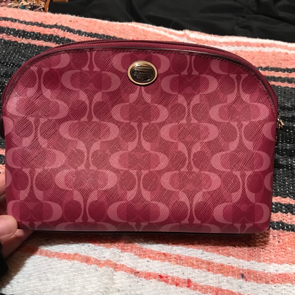 Coach makeup bag
